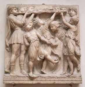 Anges trompettistes, relief de la Cantoria, vers 1432-38